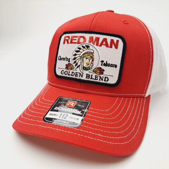 REDMAN Retro Vintage Style Richardson 112 Trucker Patch Hat Cap Snuff Dip Chew - Picture 5 of 5